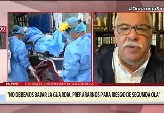 Viceministro de Salud sobre COVID-19: Tenemos que prepararnos para una posible segunda ola de contagios