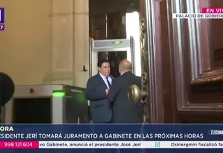 Vicente Tiburcio se reunió con José Jerí por más de cuatro horas