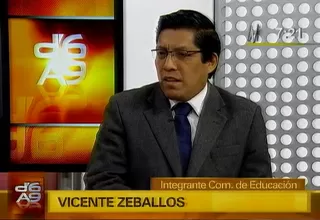 Vicente Zeballos: Ministerio Público y Sunat no fiscalizaron a Universidad Garcilaso