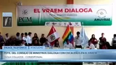 Vraem: Ministro Vicente Zeballos se reúne con dirigentes cocaleros  - Noticias de cocaleros
