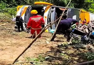 Víctimas de accidente en San Martín reciben atención médica