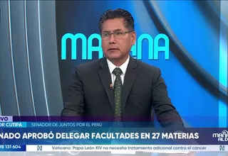 Víctor Cutipa critica delegación de facultades y advierte sobre límites entre las cámaras