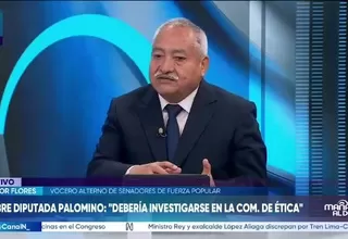 Víctor Flores defiende que Fuerza Popular presida Comisión de Constitución y pide respetar acuerdos del Senado