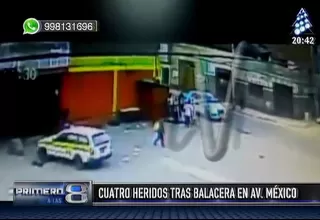 La Victoria: balacera en la avenida México deja varios heridos