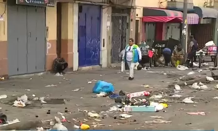 La Victoria: Calles llenas de basura tras celebraciones por Navidad ...