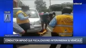 La Victoria: Conductor impidió que fiscalizadores intervengan su vehículo - Noticias de fiscalizadores