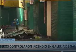 Incendio en galería de Gamarra fue controlado