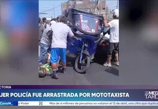 La Victoria: Mototaxista arrastra a mujer policía varios metros