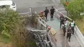 La Victoria: Controlan incendio en puente peatonal - Noticias de puente-lurin
