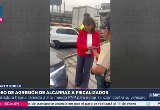 Video de agresión de Kira Alcarraz a fiscalizador