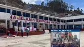 [VIDEO] Andahuaylas: Padres de familia permanecen en el interior de colegio tras enfrentamiento con la policía - Noticias de familia-real-britanica