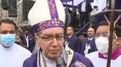 [VIDEO] Arzobispo de Lima pidió actuar con sabiduría ante la crisis política - Noticias de crisis-alimentaria