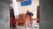 [VIDEO] Ayacucho: Desconocidos destruyen imágenes de iglesia - Noticias de destruyen