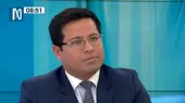 [VIDEO] Benji Espinoza: Veo a una persona inocente que está siendo sometido a un fusilamiento jurídico del Ministerio Público  - Noticias de personas