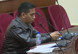 [VIDEO] Comisión de Ética recomienda suspender 120 días a congresista Elvis Vergara