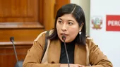 [VIDEO] Congreso: Reacciones tras denuncia de Betssy Chávez contra la Fiscal de la Nación - Noticias de fraude-fiscal