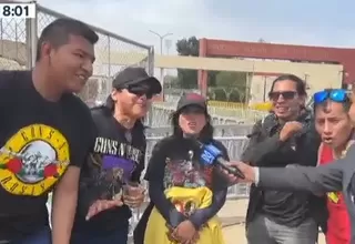 [VIDEO] Fanáticos forman colas para el concierto de Guns N’ Roses 