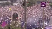 [VIDEO] Inicia procesión del Señor de Los Milagros  - Noticias de procesion