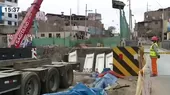 [VIDEO] Lurín: cae puente en construcción - Noticias de puente-lurin