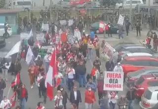 [VIDEO] Manifestantes protestaron en contra de la Asamblea General de la OEA