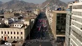 [VIDEO] Marcha a favor del presidente Castillo se desplaza al Congreso - Noticias de marchas