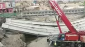 [VIDEO] Municipalidad de Lima se pronuncia sobre colapso del nuevo puente Lurín  - Noticias de lurin