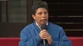 [VIDEO] Pedro Castillo: Al Congreso no le importa la salud ni la alimentación del pueblo - Noticias de alimentacion