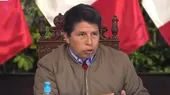 [VIDEO] Pedro Castillo: Estamos dispuestos a dialogar y resolver esta crisis que no lo hemos generado  - Noticias de agua-potable