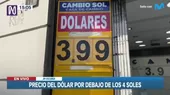 [VIDEO] Precio del dólar por debajo de los 4 soles - Noticias de precio