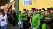 [VIDEO] Protesta de estibadores en exteriores del Mercado de Frutas - Noticias de mercado-mayorista-frutas