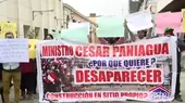 [VIDEO] Protestas por falta de presupuesto para programa "Construcción en Sitio Propio" - Noticias de un-muro-propio