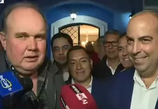 [VIDEO] Rafael López Aliaga se reunió con Pedro Spadaro