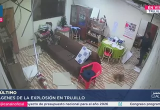 Video revela explosión en Trujillo con heridos y casas afectadas