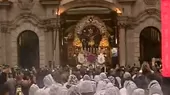 [VIDEO] Señor de los Milagros inicia cuarto recorrido procesional - Noticias de milagros-cerron