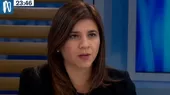 [VIDEO] Silvana Carrión: No se ha utilizado la prueba de manera indebida - Noticias de odebrecht