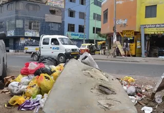 Villa María del Triunfo: declaran alerta sanitaria por acumulación de basura