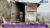 Villa María del Triunfo: Delincuentes roban comedor popular por cuarta vez - Noticias de comedor-popular