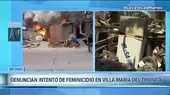Villa María del Triunfo: Hombre intento quemar viva a su pareja embarazada - Noticias de pareja