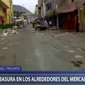 Villa María del Triunfo: Reportan basura en calles por fiestas navideñas