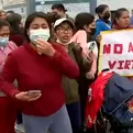 Villa El Salvador: Padres de familia protestan frente a colegio 