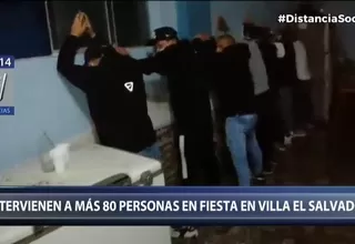 Villa El Salvador: Policía intervino a más de 80 personas por participar en fiesta