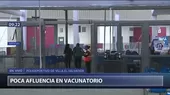 Villa El Salvador: Se registra poca afluencia de público en vacunatorio  - Noticias de registros-publicos