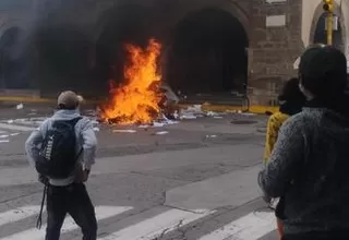 Violencia en manifestaciones ocasiona daños en 39 sedes de entidades públicas, privadas y policiales