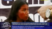 Asháninkas de Saweto reclaman titulación de sus tierras en la COP 20 - Noticias de hergilia-rengifo