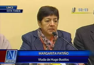 Viuda de periodista muerto: no estoy detrás de ningún ministro, queremos saber la verdad