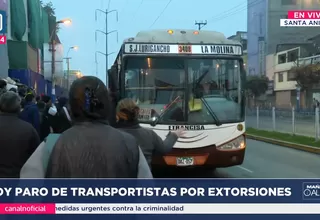 EN VIVO | Paro de transportistas por ataques de extorsionadores