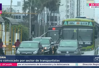 EN VIVO | Sector de transportistas realiza paro nacional