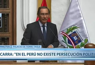 Vizcarra: Cancillería contribuyó en demostrar que "no existe persecución política"