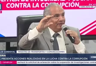 Vizcarra será denunciado por caso Kuntur Wasi, afirma Sandoval
