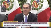 Vizcarra: Gobierno impulsará política de integridad para luchar contra la corrupción - Noticias de integridad
